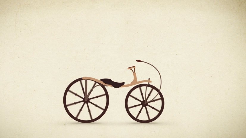 quand a été inventé la première bicyclette